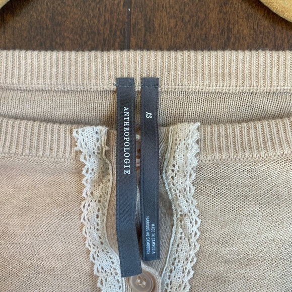 Anthropologie Lace Cardigan Sweater - Picture 4 of 11